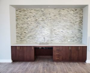 base cabinets and countertop