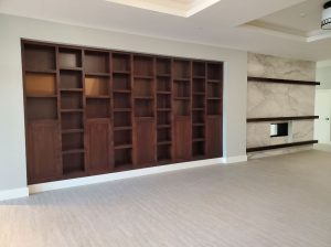 in-wall bookcase